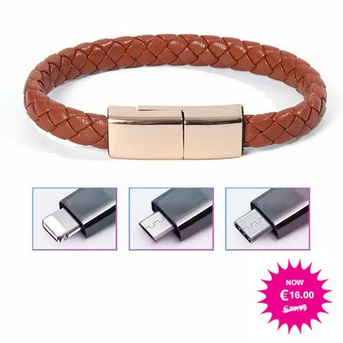 3 in 1 Short Braided Charging Cable