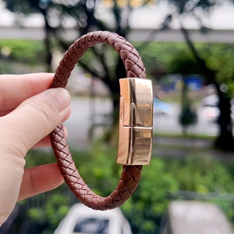 3 in 1 Short Braided Charging Cable