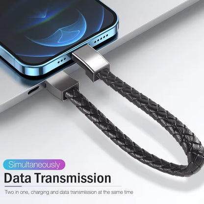 3 in 1 Short Braided Charging Cable