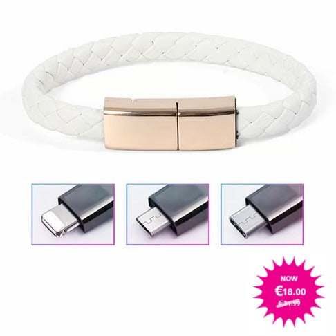 3 in 1 Short Braided Charging Cable